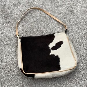 Vintage cow hide purse